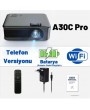 Daily Link Dailylink Aun A30 Full Hd Wifi 1080 Destekli Mini Projeksiyon Cihazı Cep Telefonu Yansıtma