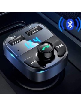 All Avcill Car X8 Araç Fm Transmitter 5.0 Bluetooth Araç Kiti USB Mp3 Sd Kart Çakmaklık Girişli Oto Müzik Çalar