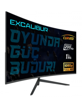 Casper Excalibur M.E27FHD-G 27" 200HZ 1MS 300NIT (HDMI+Display Port) Curved Freesync + G-Sync FHD LED Monitör